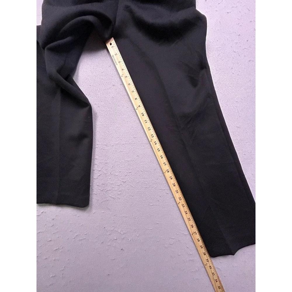 Ann Taylor Pants Double Knit Polyester Viscose Black Size 8 Womens